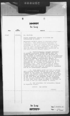 Thumbnail for 2 - Miscellaneous File > 403b - Cables - In Log, ETOUSA (Gen Lee), Jan 1-7, 1945