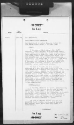 Thumbnail for 2 - Miscellaneous File > 403b - Cables - In Log, ETOUSA (Gen Lee), Jan 1-7, 1945