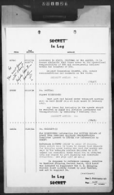 Thumbnail for 2 - Miscellaneous File > 407 - Cables - In Log, ETOUSA (Gen Lee), Feb 1-10, 1945