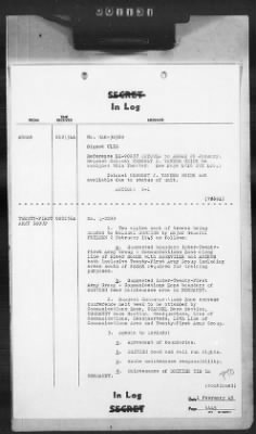 2 - Miscellaneous File > 407 - Cables - In Log, ETOUSA (Gen Lee), Feb 1-10, 1945