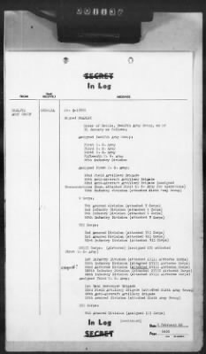 Thumbnail for 2 - Miscellaneous File > 407 - Cables - In Log, ETOUSA (Gen Lee), Feb 1-10, 1945