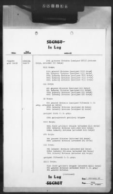 Thumbnail for 2 - Miscellaneous File > 407 - Cables - In Log, ETOUSA (Gen Lee), Feb 1-10, 1945