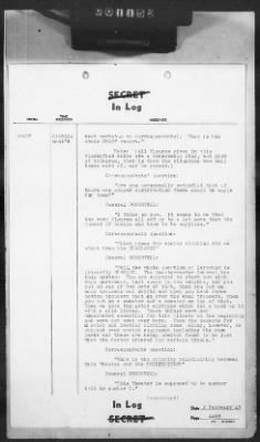 Thumbnail for 2 - Miscellaneous File > 407 - Cables - In Log, ETOUSA (Gen Lee), Feb 1-10, 1945