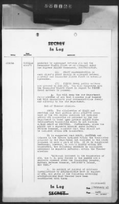 Thumbnail for 2 - Miscellaneous File > 407 - Cables - In Log, ETOUSA (Gen Lee), Feb 1-10, 1945