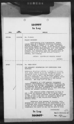 Thumbnail for 2 - Miscellaneous File > 407 - Cables - In Log, ETOUSA (Gen Lee), Feb 1-10, 1945