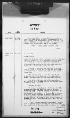 2 - Miscellaneous File > 407 - Cables - In Log, ETOUSA (Gen Lee), Feb 1-10, 1945