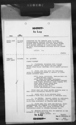 2 - Miscellaneous File > 407 - Cables - In Log, ETOUSA (Gen Lee), Feb 1-10, 1945