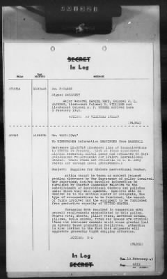 2 - Miscellaneous File > 407 - Cables - In Log, ETOUSA (Gen Lee), Feb 1-10, 1945