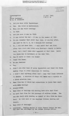 Thumbnail for Interrogations and Reports Pertaining to German Financial Matters > Interrogations Of All Close Friends Of Nazi Big Wigs : Angerer - Haberstock