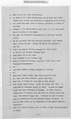 Thumbnail for Interrogations and Reports Pertaining to German Financial Matters > Interrogations Of All Close Friends Of Nazi Big Wigs : Angerer - Haberstock