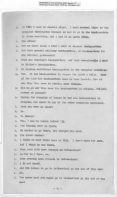 Thumbnail for Interrogations and Reports Pertaining to German Financial Matters > Interrogations Of All Close Friends Of Nazi Big Wigs : Koerner - Limberger