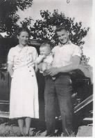 Thumbnail for Ralph and Mildred and their son Melvin Hickmon