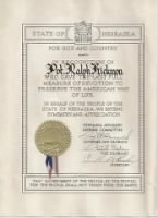 Thumbnail for Certificate of Recognition Pvt. Ralph Hickmon 10-11-1945