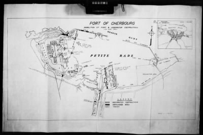 Thumbnail for 1 - Subject File > 67 - Cherbourg Port - Reconstruction