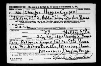 Charles Harper > Cooper, Charles Harper (1884)