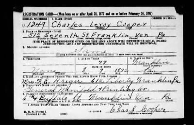 Charles Leroy > Cooper, Charles Leroy (1892)