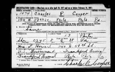 Charles R > Cooper, Charles R (1888)