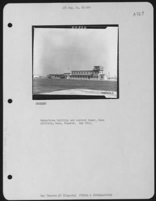 Thumbnail for General > Operations Building And Control Tower, Kano Airfield, Kano, Nigeria.  May 1943.