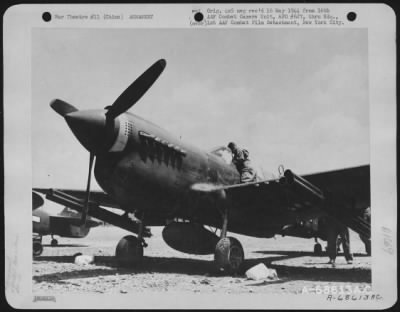 Thumbnail for General > Rocket Launchers Are Installed On Both Wings Of A Curtiss P-40 At An Airbase Somewhere In China.