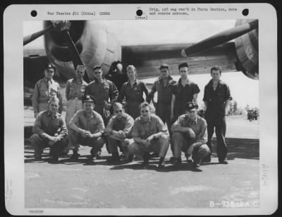 Thumbnail for General > Crew Of Boeing B-29 (A/C 42-6304) Pose Beside Their Plane At An Air Base In China.  10 May 1944.