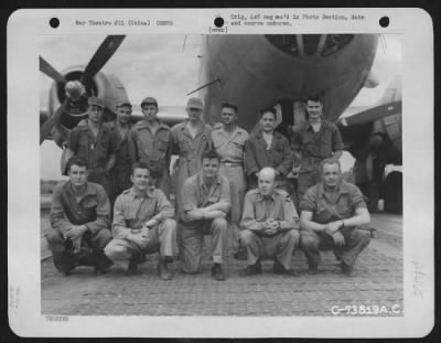 Thumbnail for General > Crew Of Boeing B-29 (A/C 42-6303) Pose Beside Their Plane At An Air Base In China.  10 May 1944.