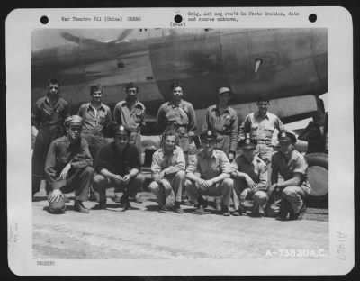 Thumbnail for General > Crew Of Boeing B-29 (A/C 42-6306) Pose Beside Their Plane At An Air Base In China.  10 May 1944.