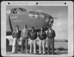 Thumbnail for Crew Of The 11Th Bomb Squadron, 341St Bomb Group, Poses Beside Their North American B-25 "Tokyo Jo" At An Airfield Somewhere In China, 2 February 1943.  They Are: Capt. E.W. Holstrom, Tacoma, Washington, Pilot And Squadron Commander Lt. L.J. Murphy, Silve - Page 3