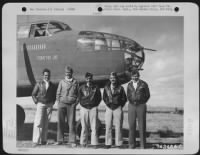 Crew Of The 11Th Bomb Squadron, 341St Bomb Group, Poses Beside Their North American B-25 "Tokyo Jo" At An Airfield Somewhere In China, 2 February 1943.  They Are: Capt. E.W. Holstrom, Tacoma, Washington, Pilot And Squadron Commander Lt. L.J. Murphy, Silve - Page 3