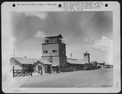 General > Operations Building And The "Line" At An Airfield At Natal, Brazil.