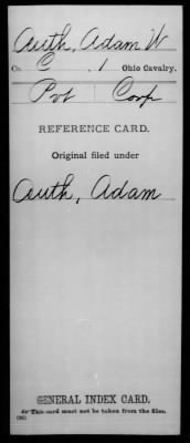 Thumbnail for Adam W > Auth, Adam W (Pvt)