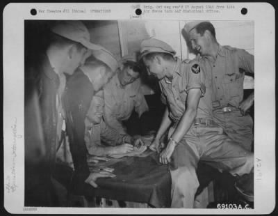 Thumbnail for General > Personnel Of The 322Nd Troop Carrier Squadron Are Interrogated After A Mission At A 14Th Air Force Base In China.