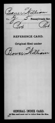 Thumbnail for William > Bauer, William (Pvt)