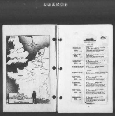 2 - Miscellaneous File > 449 - Installations and Operating Personnel Booklets, ETOUSA, Jan 1944-Oct 1945