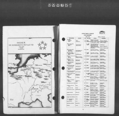 2 - Miscellaneous File > 449 - Installations and Operating Personnel Booklets, ETOUSA, Jan 1944-Oct 1945