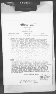 Thumbnail for 2 - Miscellaneous File > 486 - Daily Journal, Signal Service Office, Chief Signal Officer, ETOUSA, Jan-Aug 1944