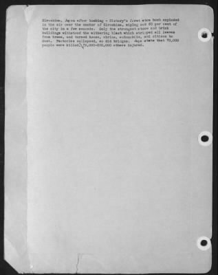 Hiroshima > Hiroshima, Japan After Bombing - History'S First Atom Bomb Exploded In The Air Over The Center Of Hiroshima, Wiping Out 60 Percent Of The City In A Few Seconds.  Only The Strongest Stone And Brick Buildings Withstood The Withering Blast Which Stripped All