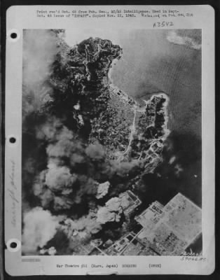 Kure > The Hiro Engine And Turbine Factory And Naval Aircraft Plant At Kure, Japan Were Precision Targets Of B-29 Superfortresses On 5 May 1945.  Perfect Bombing Blotted Out These Two Targets, Which Were Sub-Sections Of The Kure Naval Arsenal.