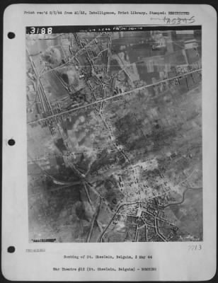 Saint Ghislain > Bombing Of St. Gheslain, Belgium, 2 May 44.