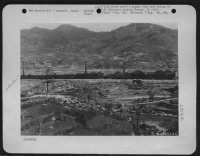 Nagasaki > A General View Of Atomic Bomb Damage In Nagasaki, Japan.  Japan, Showing The Nagasaki Medical College In The Left Background.  15 October 1945.