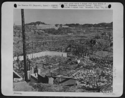 Thumbnail for Nagasaki > A General View Of Atomic Bomb Damage In Nagasaki, Japan.  15 October 1945.