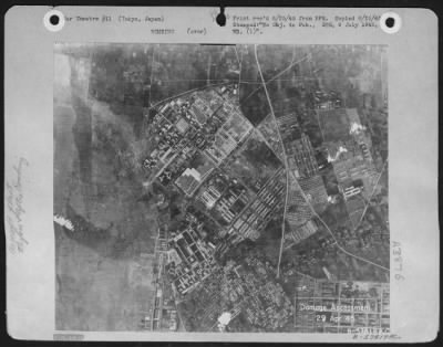 Tokyo > After - Damage Assessment Of Tachikawa Aircraft Factory At Tokyo, Japan.  29 April 1945.