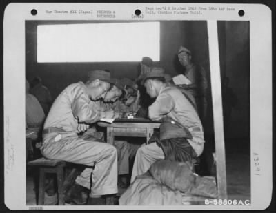 Thumbnail for General > Released Prisoners Of War Being Processed By Recovered Personnel Team Number 68 At Yokohama Docks Before Boarding Hospital Ship.  Japan, September 1945.