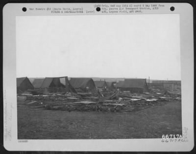 Thumbnail for General > Wind Damage To Portuguese Camp At Santa Maria, Azores.  1391St Aaf Base Unit, 20 December 1945.