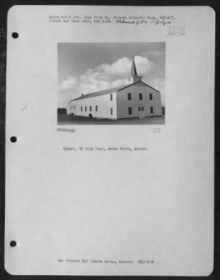 Thumbnail for General > Chapel, 20 July 1945, Santa Maria, Azores.