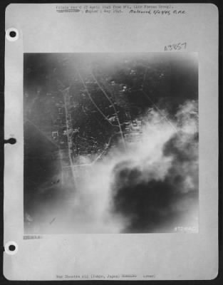 Thumbnail for Tokyo > A Very Large Task Force From Major General Curtis E. Lemay'S Xxi Bomber Command In The Marianas Islands Dropped Incendiaries On Targets In Tokyo, Japan On April 14, 1945, (Jap Time).  There Were Great Explosions And Fires.  Six Of Our Aircraft Are Missing