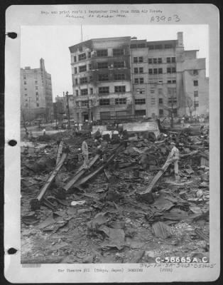 Tokyo > Bomb Damage In The Ginza Area.  (Tokyo'S Fifth Avenue).