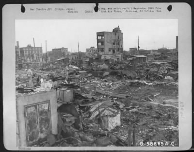 Tokyo > Bomb Damage In The Ginza Area.  (Tokyo'S Fifth Avenue).