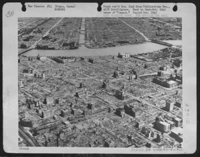 Tokyo > Bomb Damage After B-29 Incendiary Attack, Tokyo, Japan.