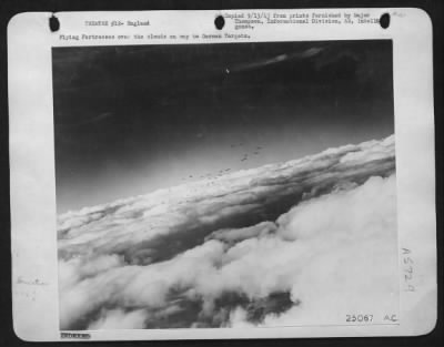 Thumbnail for Boeing > Flying ofrtresses over the clouds on way to German Targets.