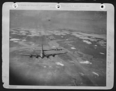 Boeing > Fortresses Pound Industrial Areas...In The Multi-Pronged Attacks By The U.S. 8Th Air Force Heavies On Germany And Occupied France, Boeing B-17 Flying Fortresses Hit Industrial Targets While Liberators Were Busy Blasting Airdromes On 23 March 44.